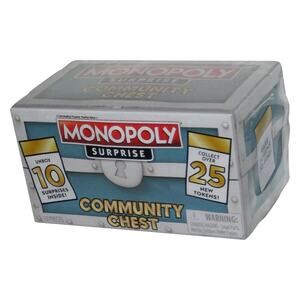 Monopoly Surprise Blue Community Chest Factory Sealed